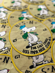 Papa Nui Snoopy USN Far East Cruise Patch