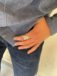 First Arrow's Double Feather Ring R-156