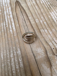 First Arrow's Double Feather Ring R-156