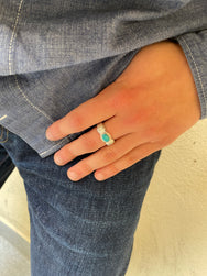 First Arrow's Branch Ring with Turquoise (S) R-281