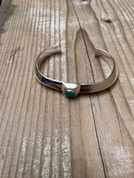 First Arrow's Turquoise stamp base triangle Bangle L BR-246