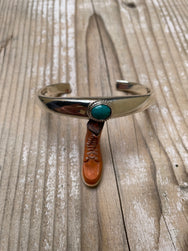First Arrow's Oval stamp stand bungle with Turquoise BR-211