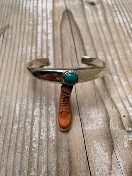 First Arrow's Oval stamp stand bungle with Turquoise BR-211