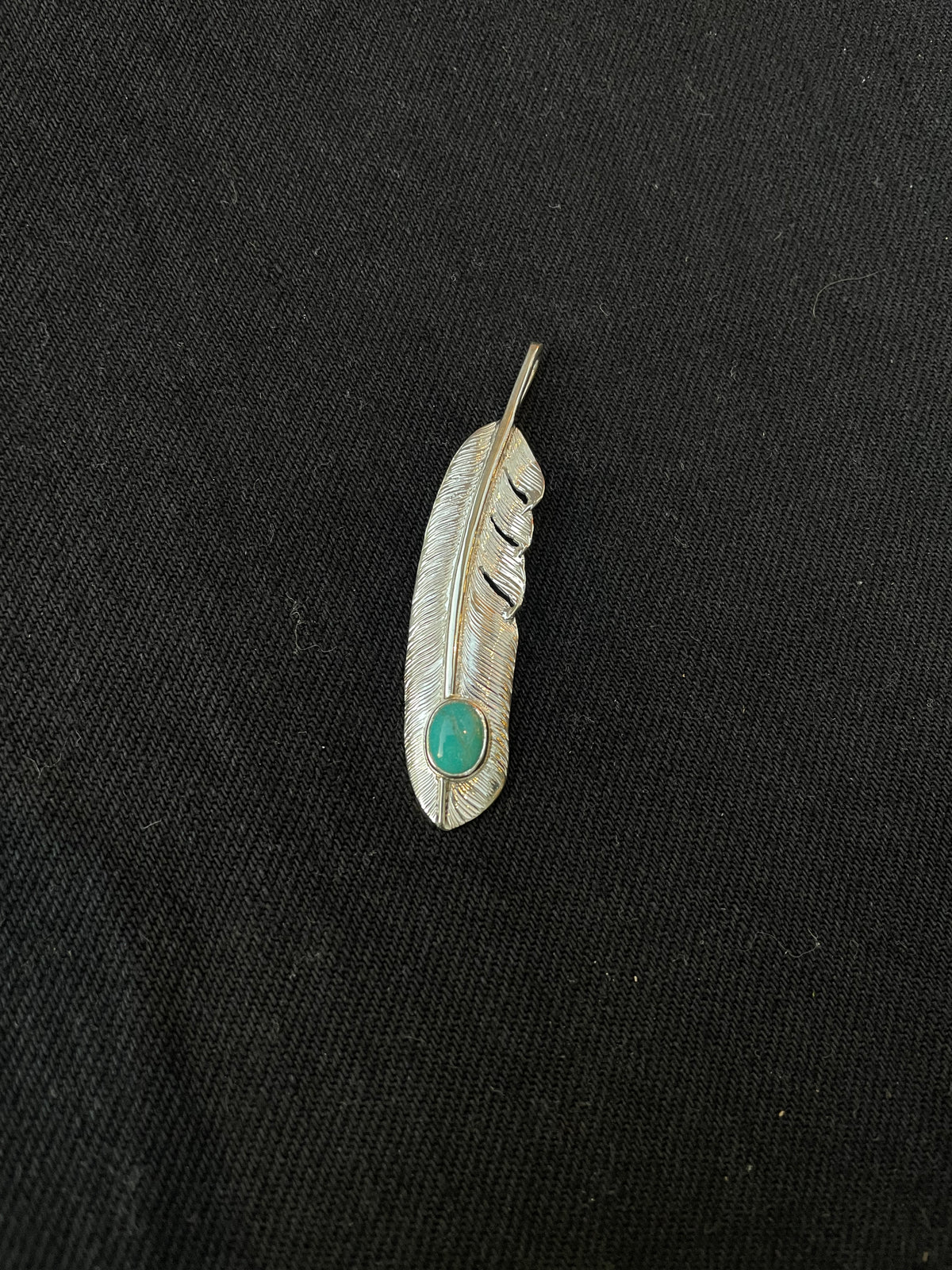 First Arrow’s Feather (L) with Turquoise – P-003R