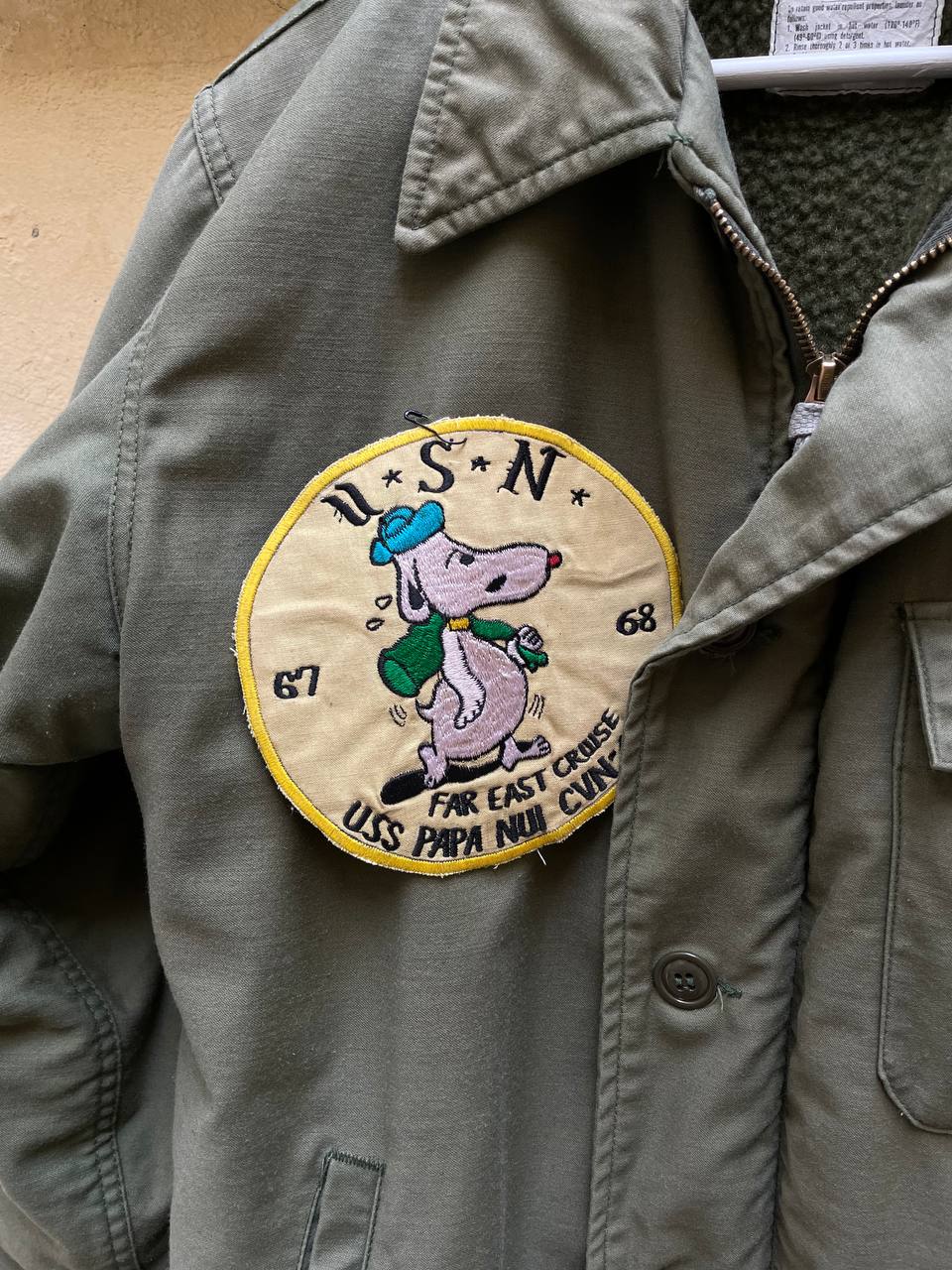 Papa Nui Snoopy USN Far East Cruise Patch