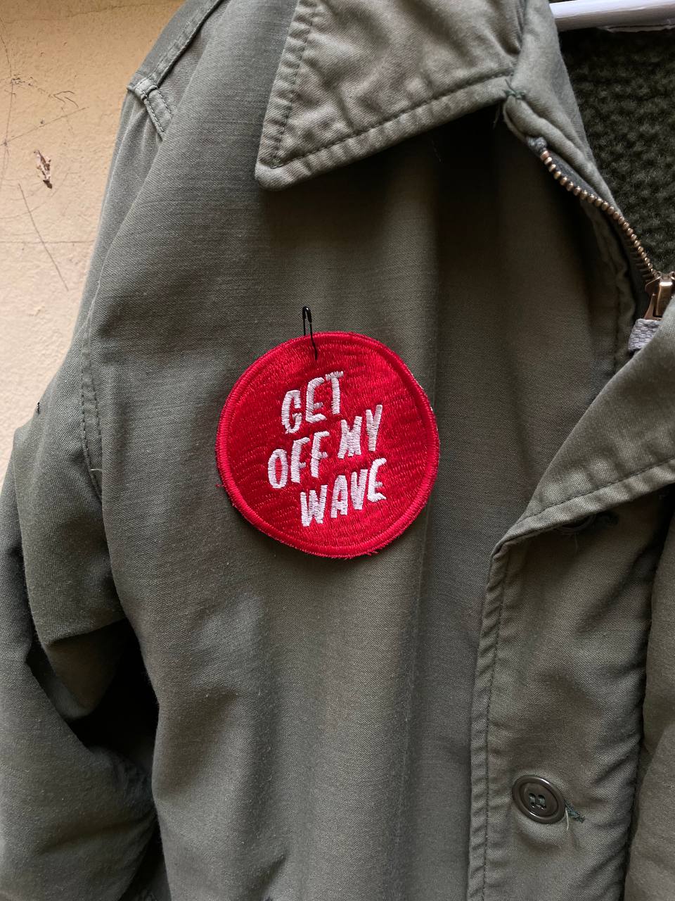 Papa Nui Get Off My Wave Patch