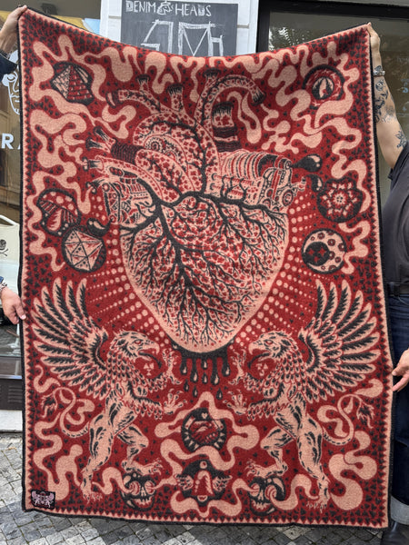 Indigofera x Iron Heart Wool Blanket (1351-500-01)