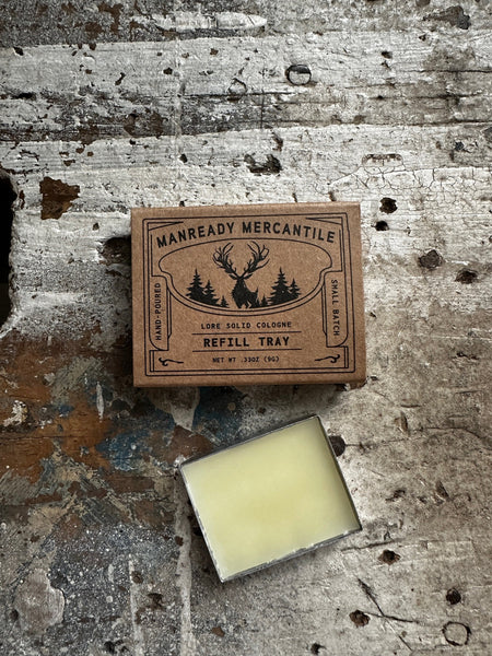 Manready Mercantile LORE Solid Cologne Refill