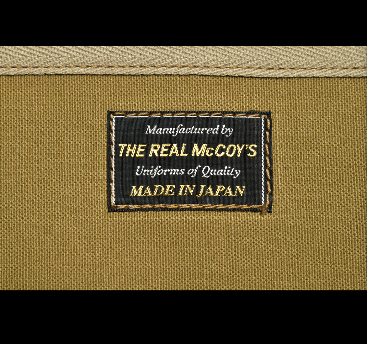 The Real McCoy's Aviator’s Kit Bag 6505-1 – Khaki (MA22101 040)