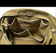 The Real McCoy's Aviator’s Kit Bag 6505-1 – Khaki (MA22101 040)