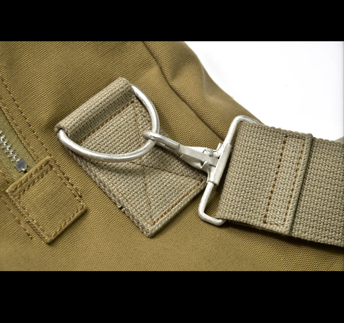 The Real McCoy's Aviator’s Kit Bag 6505-1 – Khaki (MA22101 040)