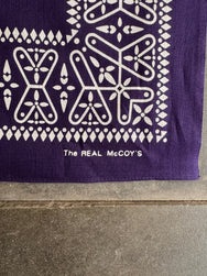 The Real McCoy’s Bandana “Cross” – Navy (MA26011 140)