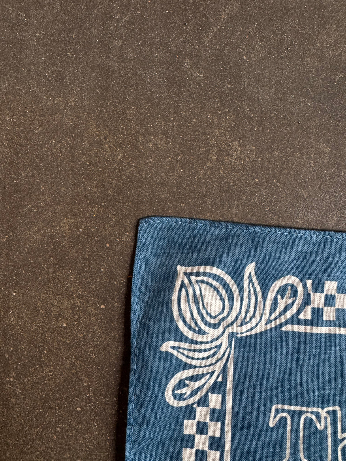 Omoto Denim "The Great Kojima" Seto Inland Sea Bandana – Blue (9302)