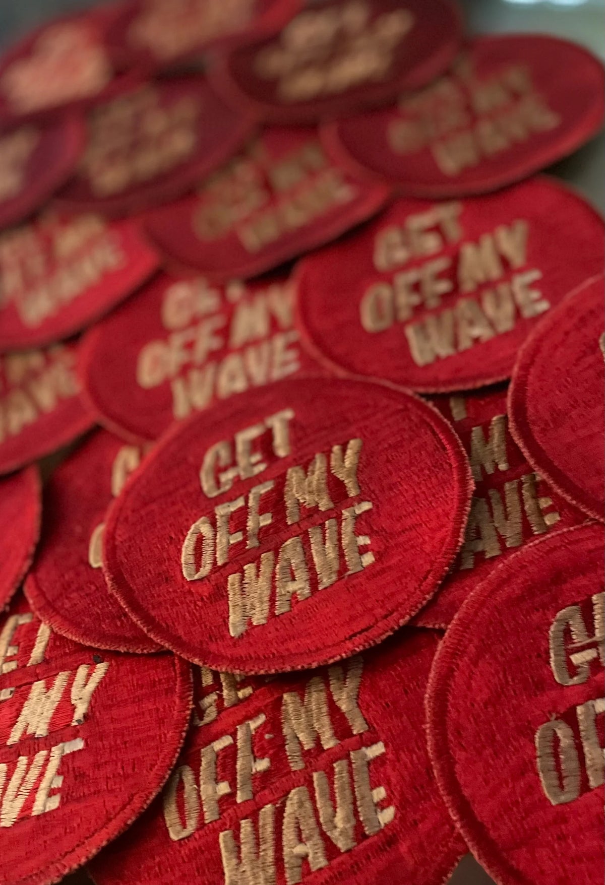 Papa Nui Get Off My Wave Patch