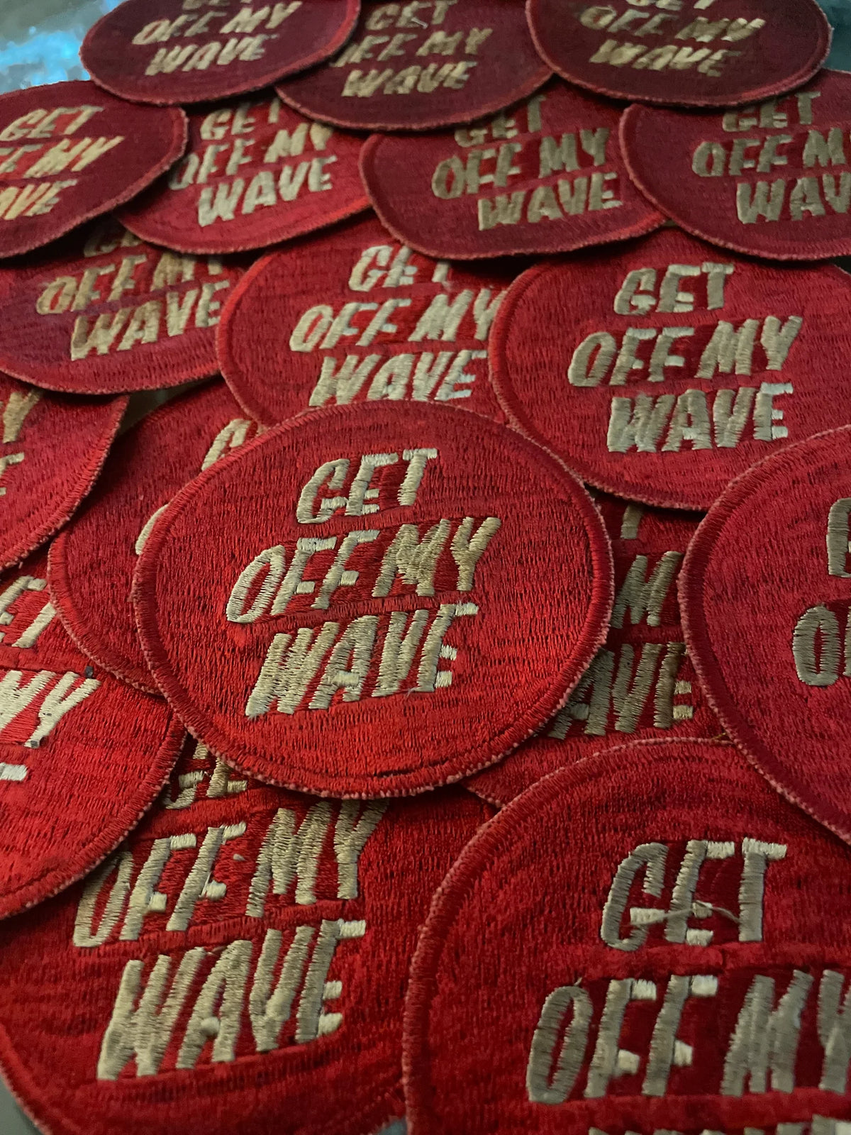 Papa Nui Get Off My Wave Patch