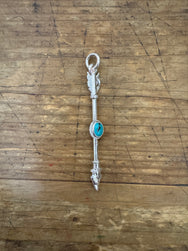 First Arrow’s Large First Arrow Pendant with Turquoise – P-190