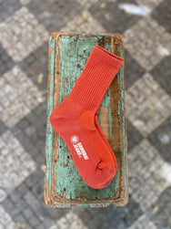 Samurai SJKS24-WASHI JAPANESE "WASHI PAPER" SOCKS Orange