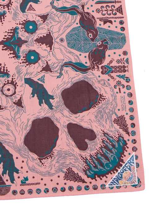Indigofera Loa Bandana – Pink / Brown / Turquoise (204-2004-19)
