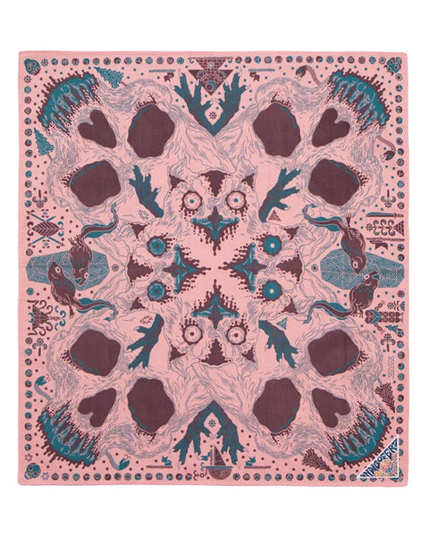 Indigofera Loa Bandana – Pink / Brown / Turquoise (204-2004-19)