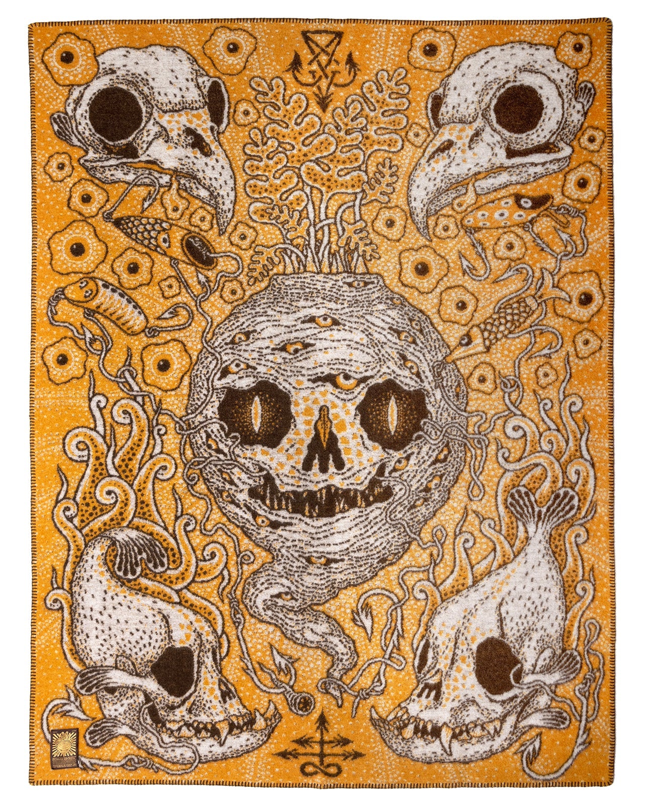 本当に信頼出来る商品 Björn x Indigofera Atldax Blanket Wool Evil All of Root アウトドア寝具