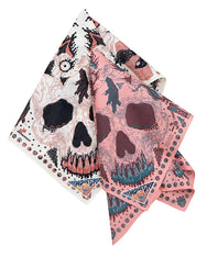 Indigofera Loa Bandana – Offwhite / Black / Rust (204-2004-19)
