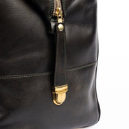 Krysl Goods Leather Duffle Bag Dark Olive