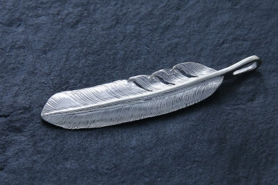 First Arrow's Feather Pendant Large Left P-001L