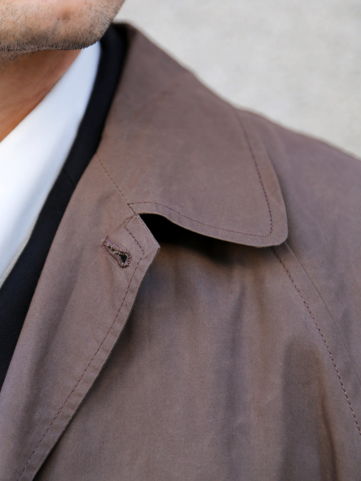 Hansen Garments MORTEN Long Coat – Waxed Rye (31-72-6)