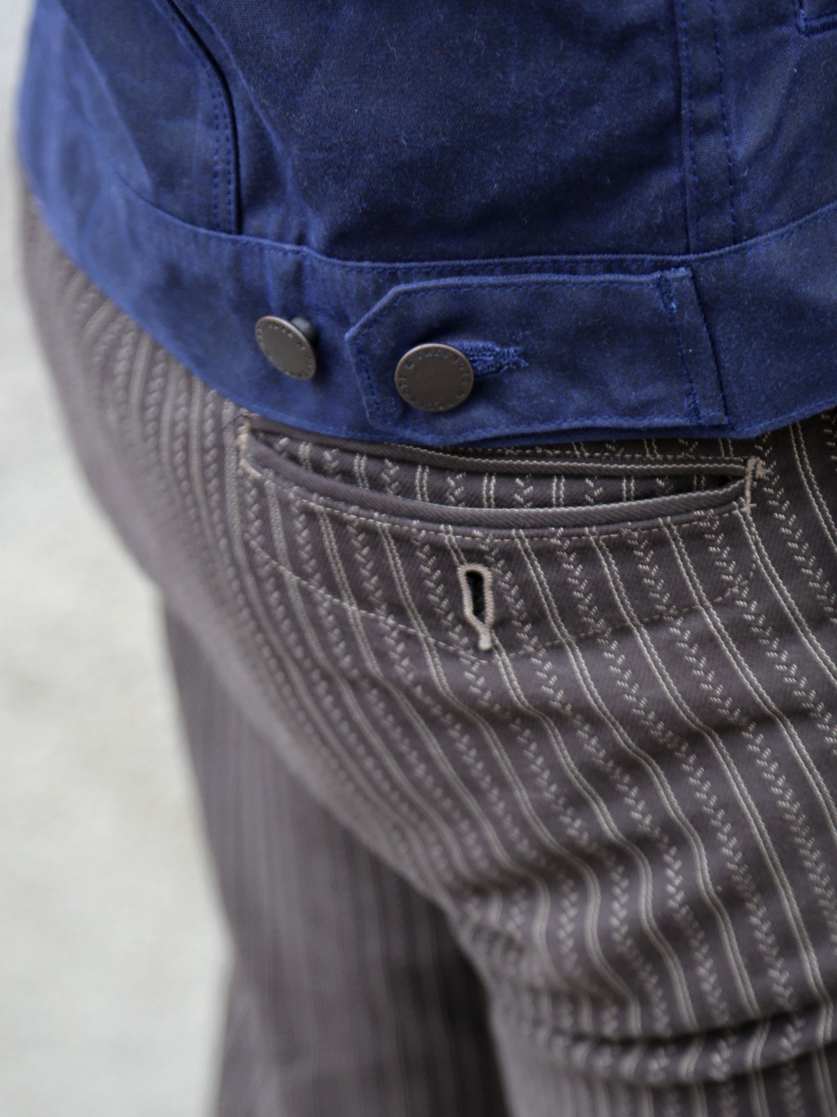 Freenote Cloth RJ-1 Waxed Jacket Navy – Navy (M0004302-NVY)