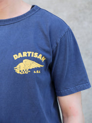 Studio d'Artisan "Pigment Print T-Shirt" – Navy (8163B)
