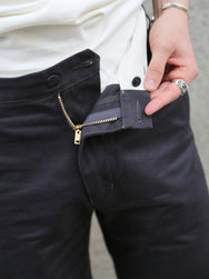 Studio d'Artisan Chino Shorts – Carbon Black (1925)