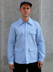 Bryceland's Cabana Shirt – Sax Blue