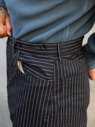 The Real McCOY's 12oz Black Wabash Work Trousers – Black (MP26011-030)