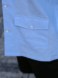 Bryceland's Cabana Shirt – Sax Blue