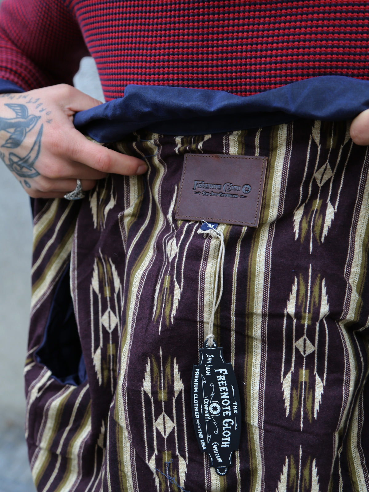 Freenote Cloth RJ-1 Waxed Jacket Navy – Navy (M0004302-NVY)