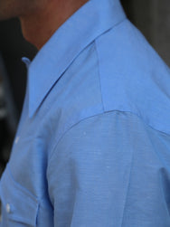 Bryceland's Cabana Shirt – Sax Blue