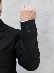 Black Sign Army Serge Butler Jacket – Midnight Black (BSFS-22710)