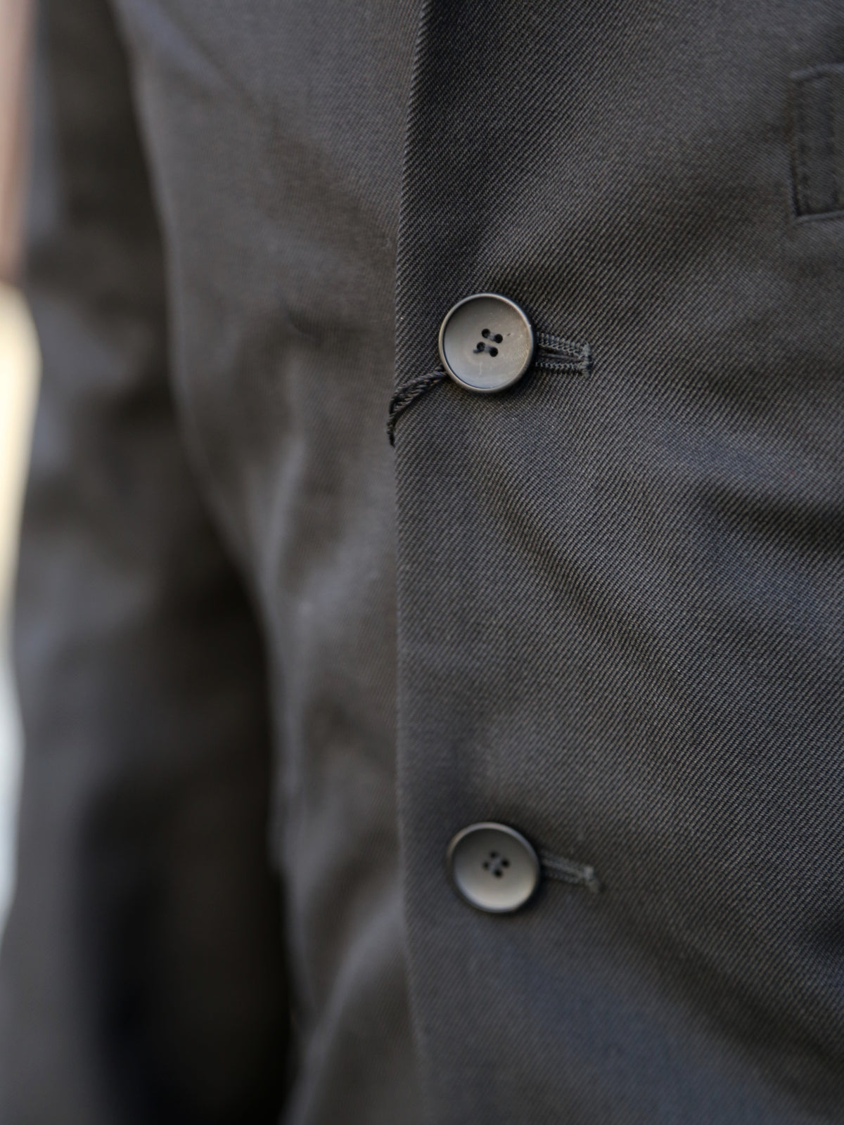 Black Sign Army Serge Butler Jacket – Midnight Black (BSFS-22710)