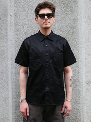 Buzz Rickson's Herringbone S/S Work Shirt – Black (BR39530-119)