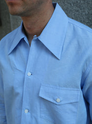 Bryceland's Cabana Shirt – Sax Blue
