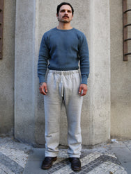 The Real McCOY's 12oz Ball Park Sweat Pants – Medium Grey (MC25107-021)