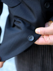 Black Sign Army Serge Butler Jacket – Midnight Black (BSFS-22710)