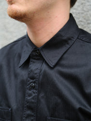 Buzz Rickson's Herringbone S/S Work Shirt – Black (BR39530-119)