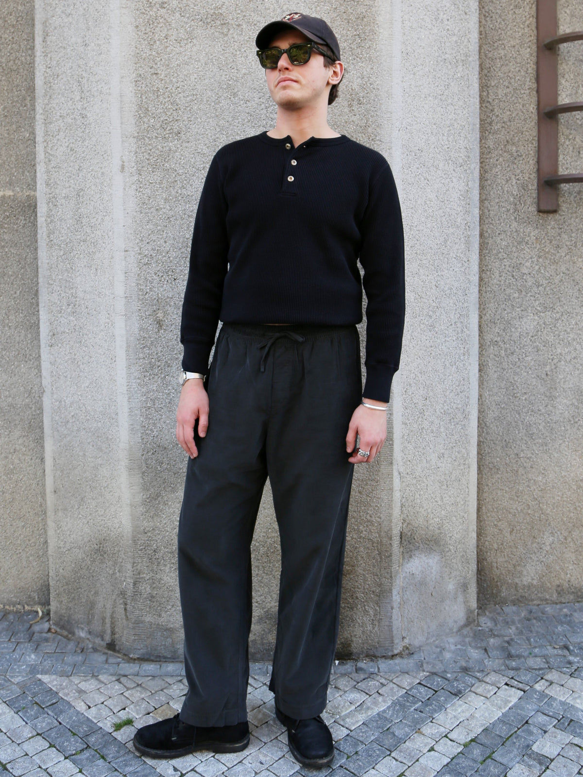 Hansen Garments EMIR Loose Drawstring Pants – Lava (32-18-9)