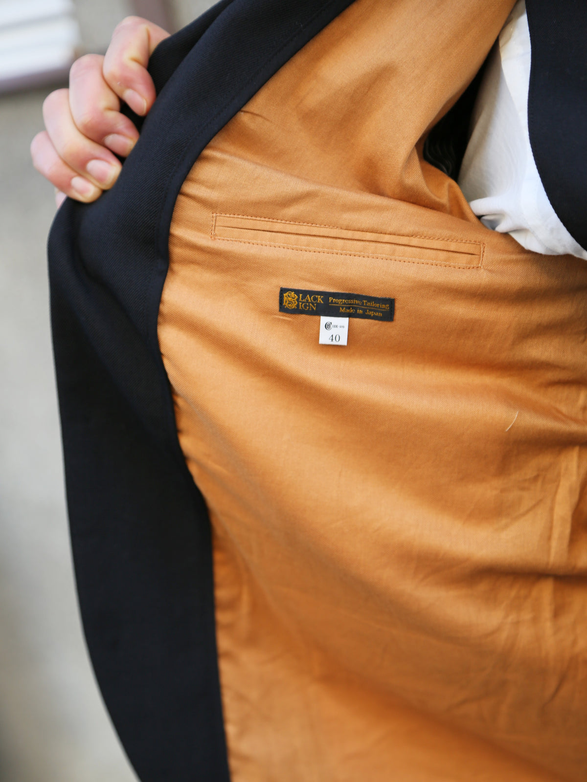 Black Sign Army Serge Butler Jacket – Midnight Black (BSFS-22710)