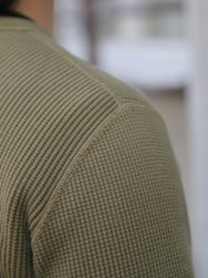 Studio d'Artisan Thermal Henley – Olive (9937)