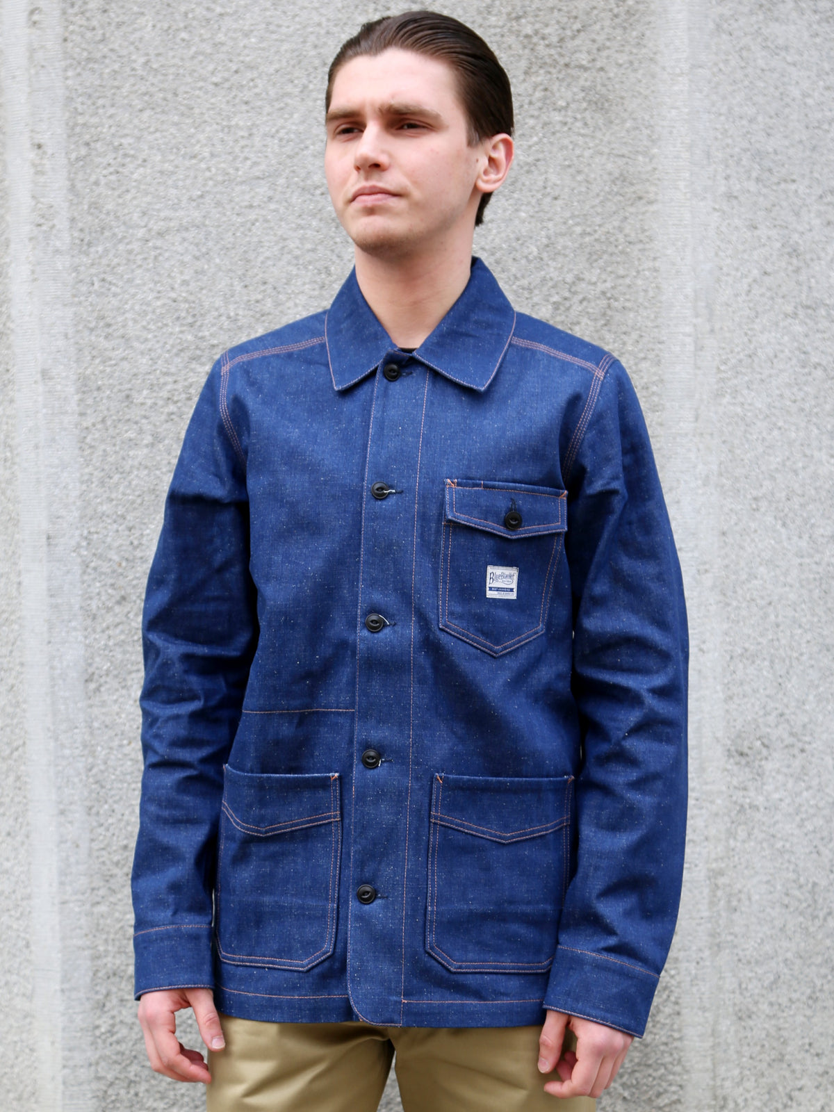 Blue Blanket Chore Jacket – Indigo (J25 TR81)
