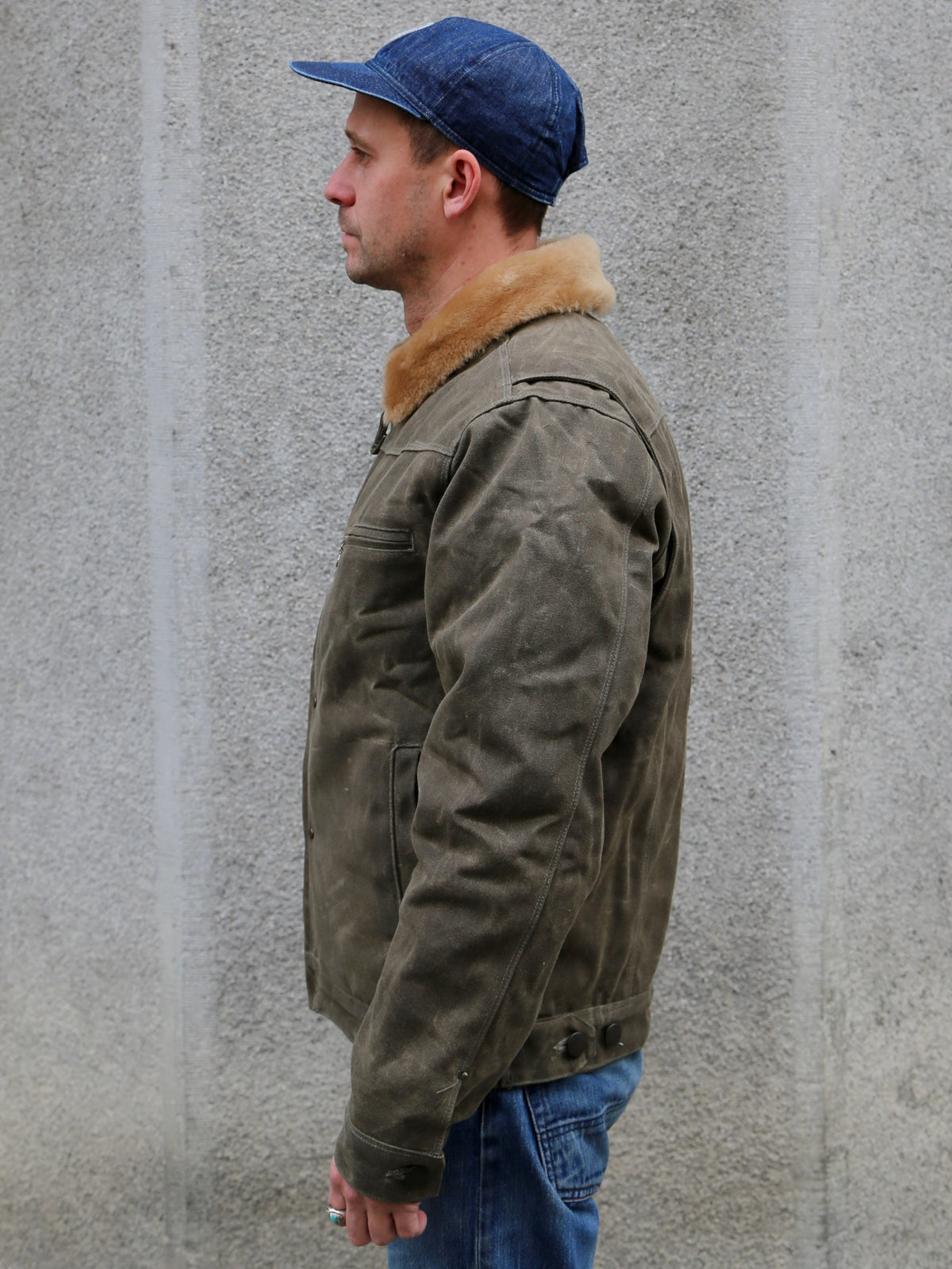 Freenote Cloth RJ-2 Waxed Canvas 20ounce Jacket – Tobacco (M0004320-20TOB)