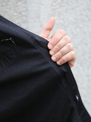 Buzz Rickson's Herringbone S/S Work Shirt – Black (BR39530-119)