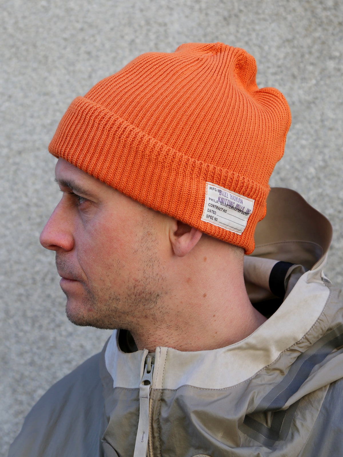 Buzz Rickson's Watch Cap Cotton Version – Orange (BR02186)